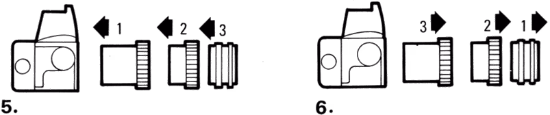 attaching extension tubes